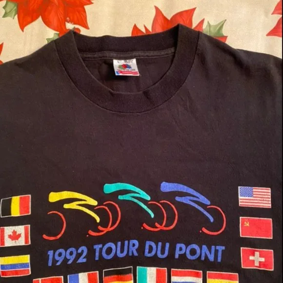 Vintage 1992 tour du pont hershey single stitch - Picture 4 of 4